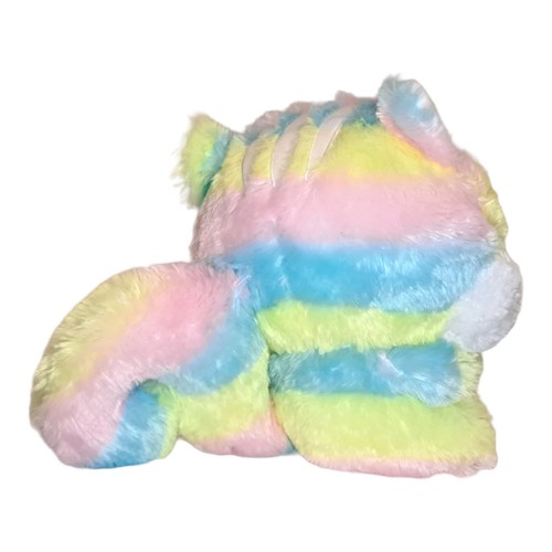 San-X Amuse 12" Rainbow Fuzzy Tail Squirrel Soft Plush Stuffed Animal Toy Kids - Picture 6 of 12