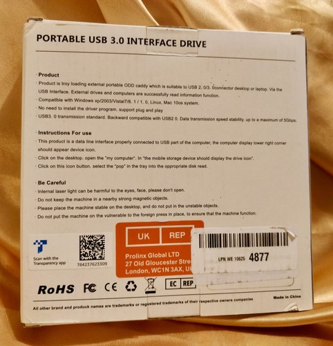 Tragbares USB 3.0 Schnittstellenlaufwerk, extern kompatibel mit Windows und Mac brandneu in Verpackung - Bild 9 von 9