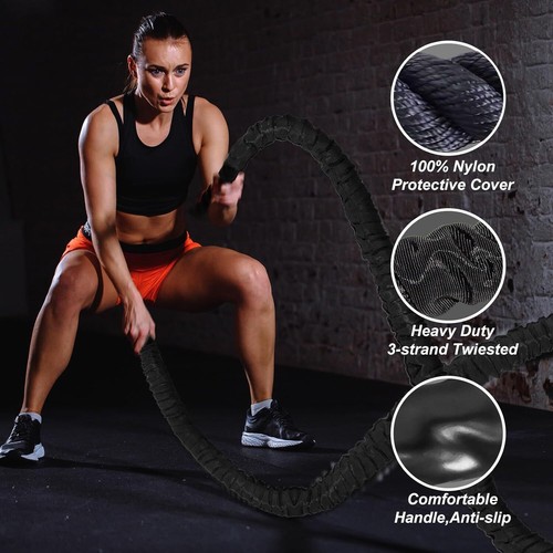 Battle Rope Battle Ropes for Exercise Workout Rope Exercise Rope Battle Ropes fo - Picture 4 of 11