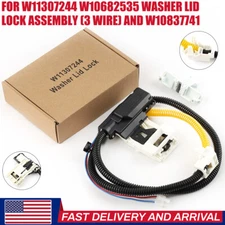 Lid Lock Switch Compatible For Whirlpool Maytag Washer #W11307244+W10837741 ^^