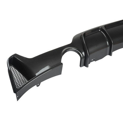 Dual Exhaust Tip Rear Bumper Diffuser For 14-20 BMW F32 F33 F36 4 Series M Sport - Picture 18 of 19