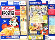 1991 Frosties Cereal Box shm603