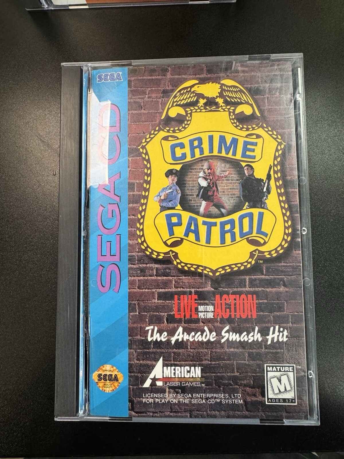 Crime Patrol- Sega CD Long Box Complete TESTED CIB with Reg Card