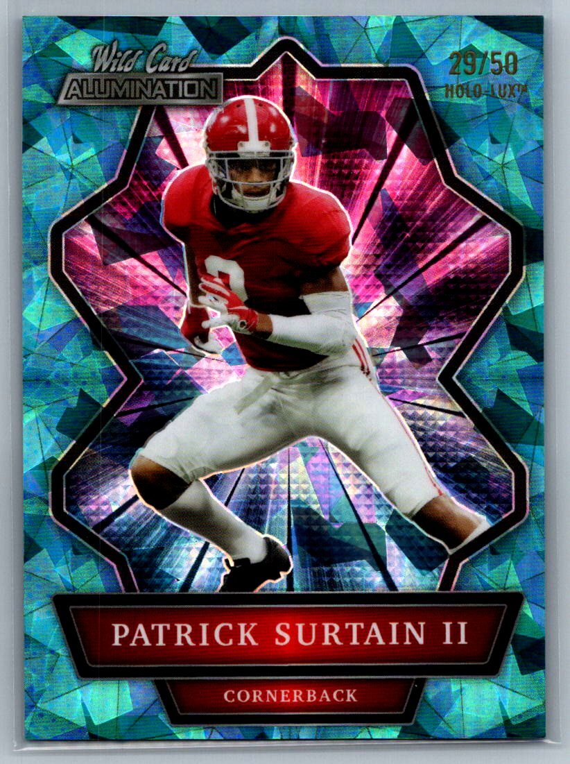 Patrick Surtain II Wild Card Alumination #ABC14 Holo Lux-Blue