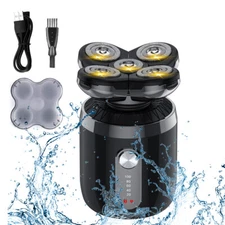 Cordless Electric Hair Remover Shavers Bald Head Razor Smooth Skull Cord Wet Dry