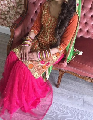 mehndi dresses for bridesmaids