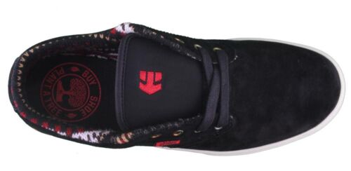 Etnies Herren schwarz/braun/rot Wildleder Jameson 2 niedrige Skateboardschuhe Neu mit Etikett - Bild 6 von 8