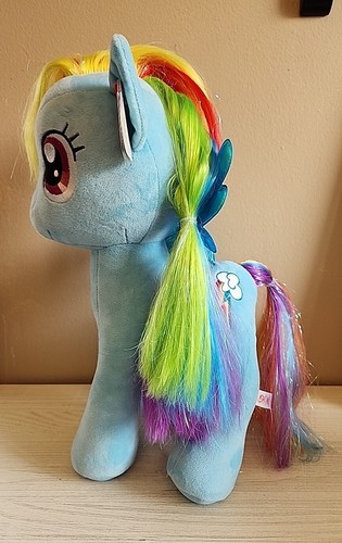 Build A Bear My Little Pony Rainbow Dash Plush 15” Toy Stuffed Animal - Picture 2 of 8
