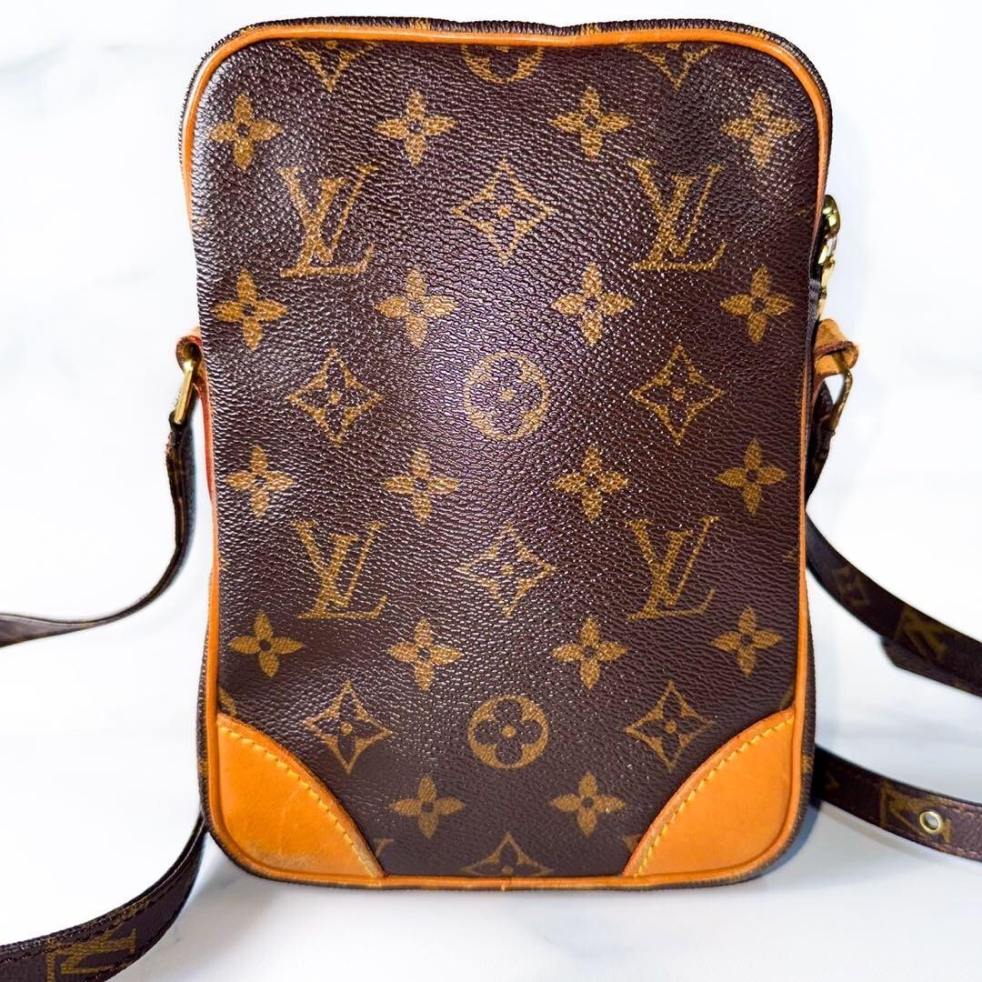 Louis Vuitton ハンドバッグ ベージュ/黒 中型　説明文必読 VINTAGE LOUIS VUITTON/ルイ ヴィトン】Pochette marly bandoulie