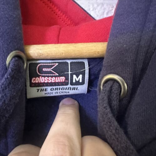 Ole Miss Dri Fit Full Zip Polyester Hoodie Size Medium PreOwned Good - Picture 3 of 3