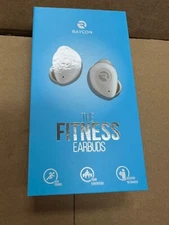 Raycon The Fitness Earbuds True Wireless Bluetooth with Builtin Mic 54 Hrs WHITE