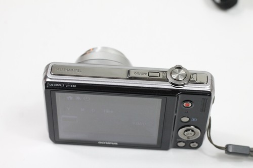 Olympus VR-330 14.0MP Digital Camera Silver w/Case, Battery & Charger TESTED/836 - Picture 4 of 7