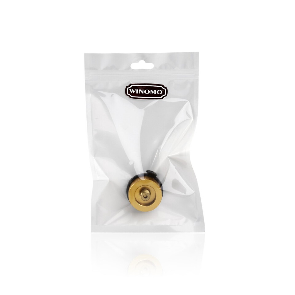 Small Camping Stove Adapter Burner 1Lb Propane Leakproof Gas Bottle