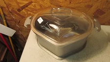 Guardian Service Cast Aluminum Triangle Pot & Glass Lid  No. 1