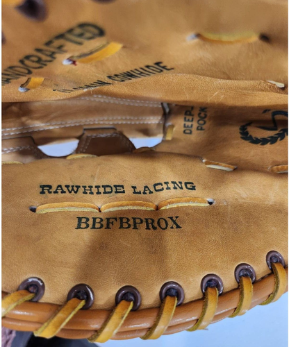 Maxpro Professional Baseball Catchers Mitt in pelle di mucca fatta a mano marrone profondo - Foto 6 di 9