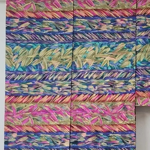 Stanley King Studio Vintage 80er Jahre Fensterschürze 6 Panel Set bunt Funky 80er Glam - Bild 12 von 12