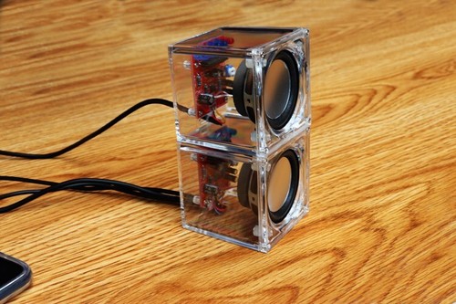 Zum Selbermachen elektronisches Lautsprecher-Kit Lötprojekt für Telefon Laptop Computer UK Post - Bild 2 von 19