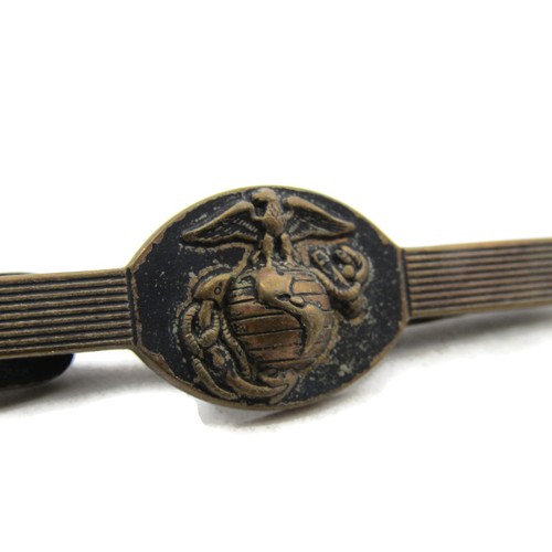 Clip de corbata de escudo del Cuerpo de Marines de los Estados Unidos USMC de colección - Imagen 2 de 5