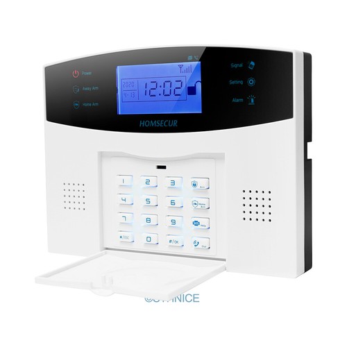 Sistema de alarma de seguridad para el hogar inalámbrico GSM HOMSECUR + sirena de flash rojo solar inalámbrica - Imagen 4 de 11