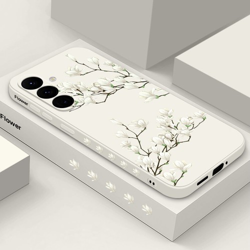 Funda Protectora Para Samsung Galaxy A16 A55 A15 A54 A35 S24 S25 Silicona Cover Flores - Imagen 4 de 22