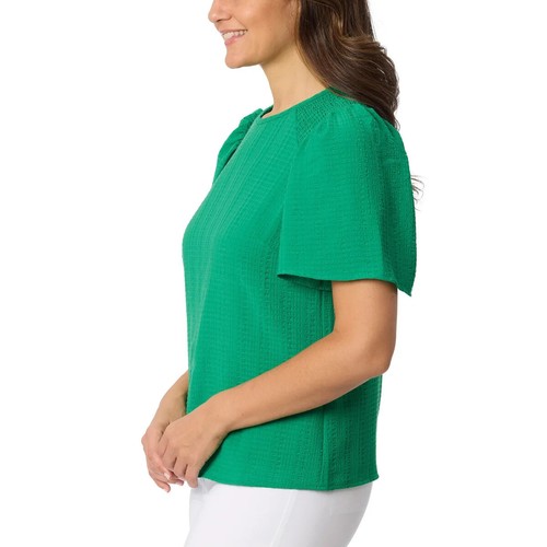 Draper James Women's Flutter Sleeve Blouse | D22 - Picture 17 of 18