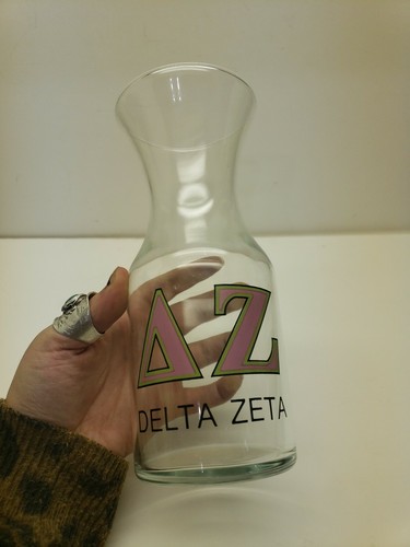 Delta Zeta Glas Wein Dekanter, Delta Zeta Barware, Delta Zeta Glaswaren Wein - Bild 4 von 6
