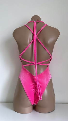 Schminke👙 monokini poledance velvet leotard bodysuit pole wear one-piece suit - Bild 8 von 29