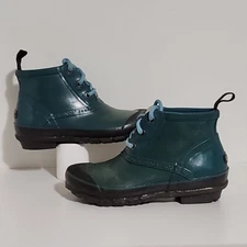 Bogs Charlot Women's Aqua Green Breathable Rugged Waterproof Rubber Boots Size 6