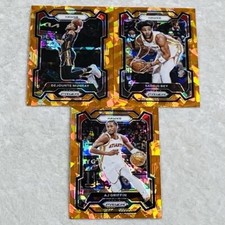 (3) Hawks SP's 2023-24 NBA Panini Prizm Orange Cracked Ice Murray Bey Griffin