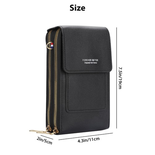 Women Crossbody Touch Screen Purse Cell Phone Bag Wallet Shoulder Handbag Case - Picture 8 of 9