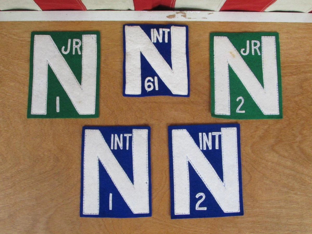 Felt letter shop patches