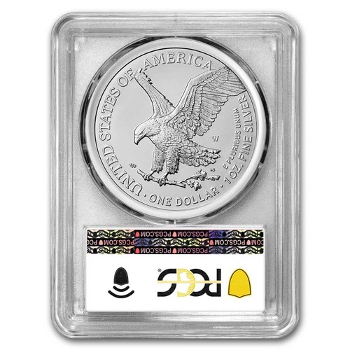 2024-W Burnished Silver Eagle SP-70 PCGS (FDI, West Point Label) - Bild 2 von 2