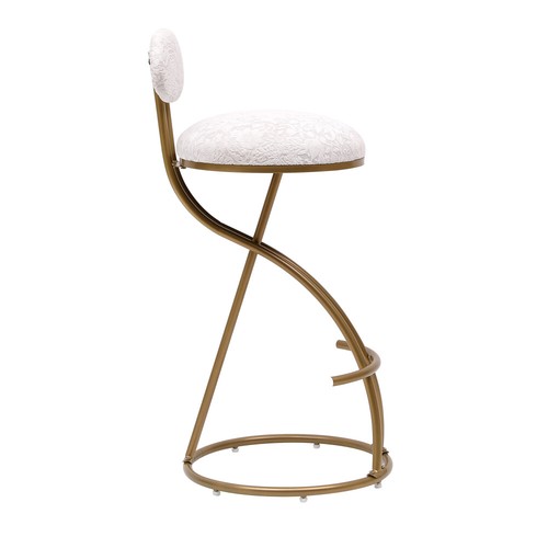 Bar Stools Set of 2 Barstools w Upholstered Dining Chairs Counter Height Stool - Picture 6 of 21