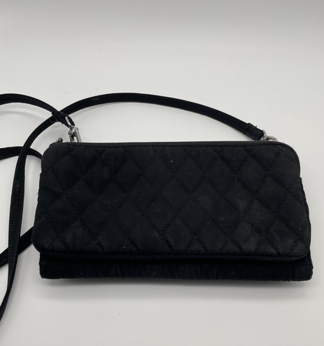 Vera Bradley Wallet Crossbody Classic Black Pattern - 第 10/19 張圖片