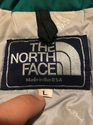 Vintage The North Face Mens Bomber Jacket Coat 80s? Full Zip Pockets Gray - Picture 11 of 12