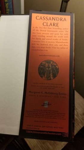 City of Fallen Angels (M.I. #4) by Cassandra Clare 1st Ed 1st Print HB DJ VGC!! - Picture 10 of 12