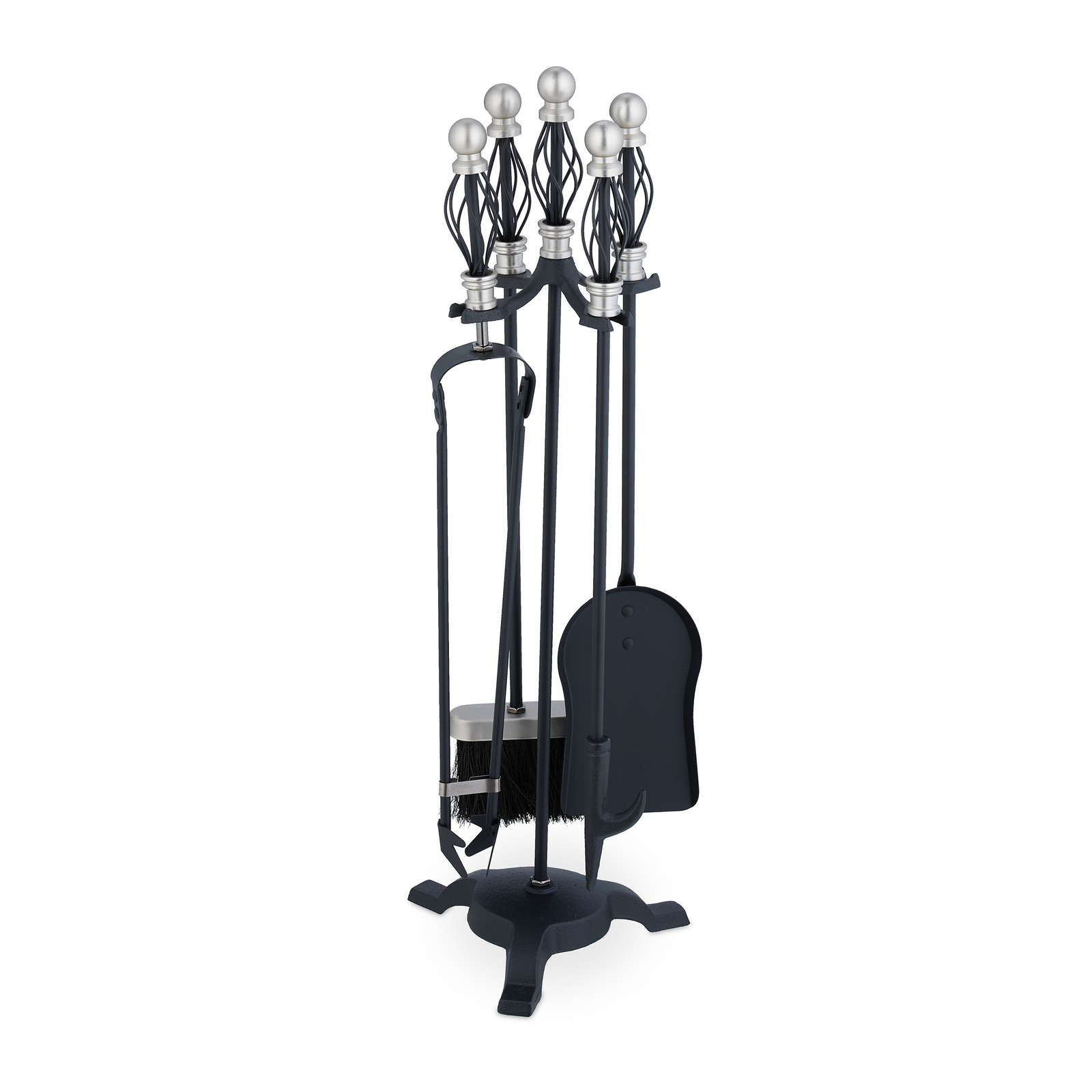 Accesorios chimenea set de herramientas para fuego 5 piezas resistente hierro
