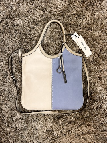 Calvin Klein Gabrianna large Slim faux Leather Tote crossbody shoulder handbag - Bild 3 von 9