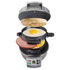 Hamilton Beach Breakfast Sandwich Maker with Timer - Dark Gray - 25478: Nonstick