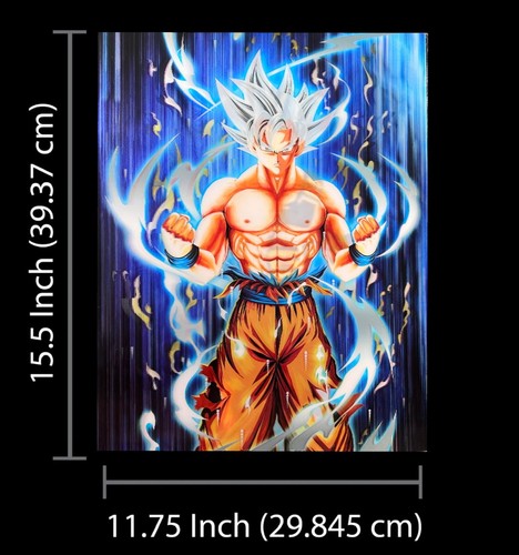 Goku,Vegeta -3D Lenticular Effect- Anime Dragon Ball Z Poster, 2 image change - Picture 2 of 7