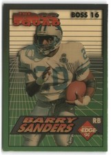 1994 EDGE THE BOSS SQUAD #16 BARRY SANDERS