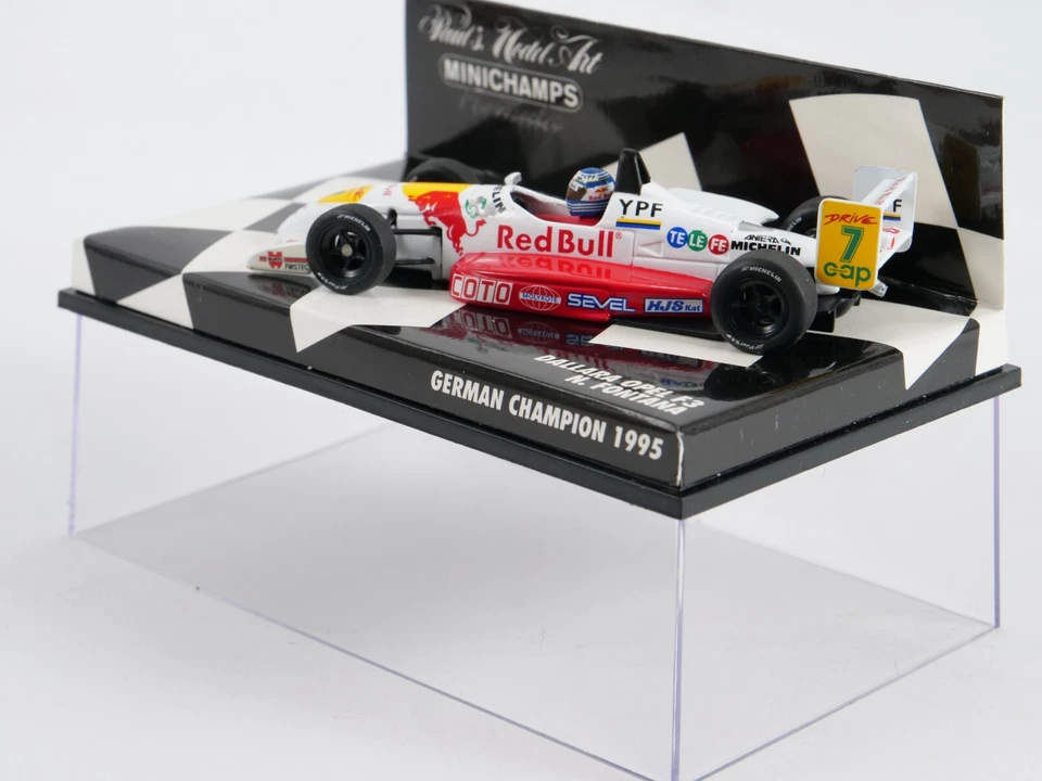 MINICHAMPS Dallara Opel F3 N.Fontana Tedesco Champion 1995 1/43 Nuovo Scatola - Immagine 3 di 4