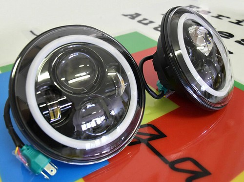 VW GOLF 1 I / GOLF 2 II FARI ANTERIORI LED CON LUCI DIURNE BIANCO 6000K - Imagen 6 de 7