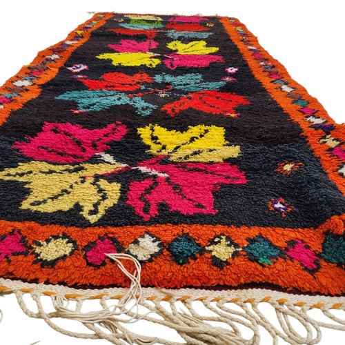 Vintage Moroccan Berber Rug Handmade Wool Tribal Design Colorful Berber Carpet - Picture 9 of 24