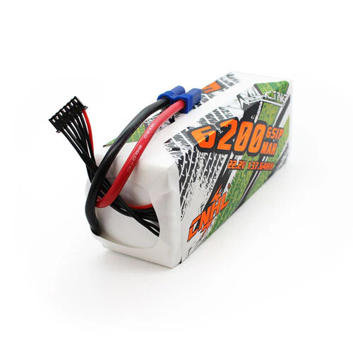 CNHL Racing Series 6200mAh 22.2V 6S 90C Lipo Battery with EC5 plug - Picture 3 of 7