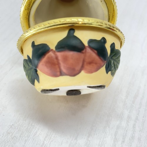 Vintage Hexe Schmuckkästchen Halloween Keramik aufklappbar - Bild 7 von 9