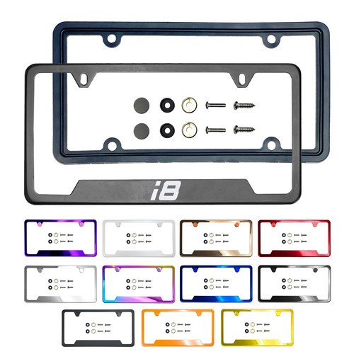 telaio patente acciaio inox personalizzato inciso a laser nuovo silicone per BMW i8 - Foto 11 di 127