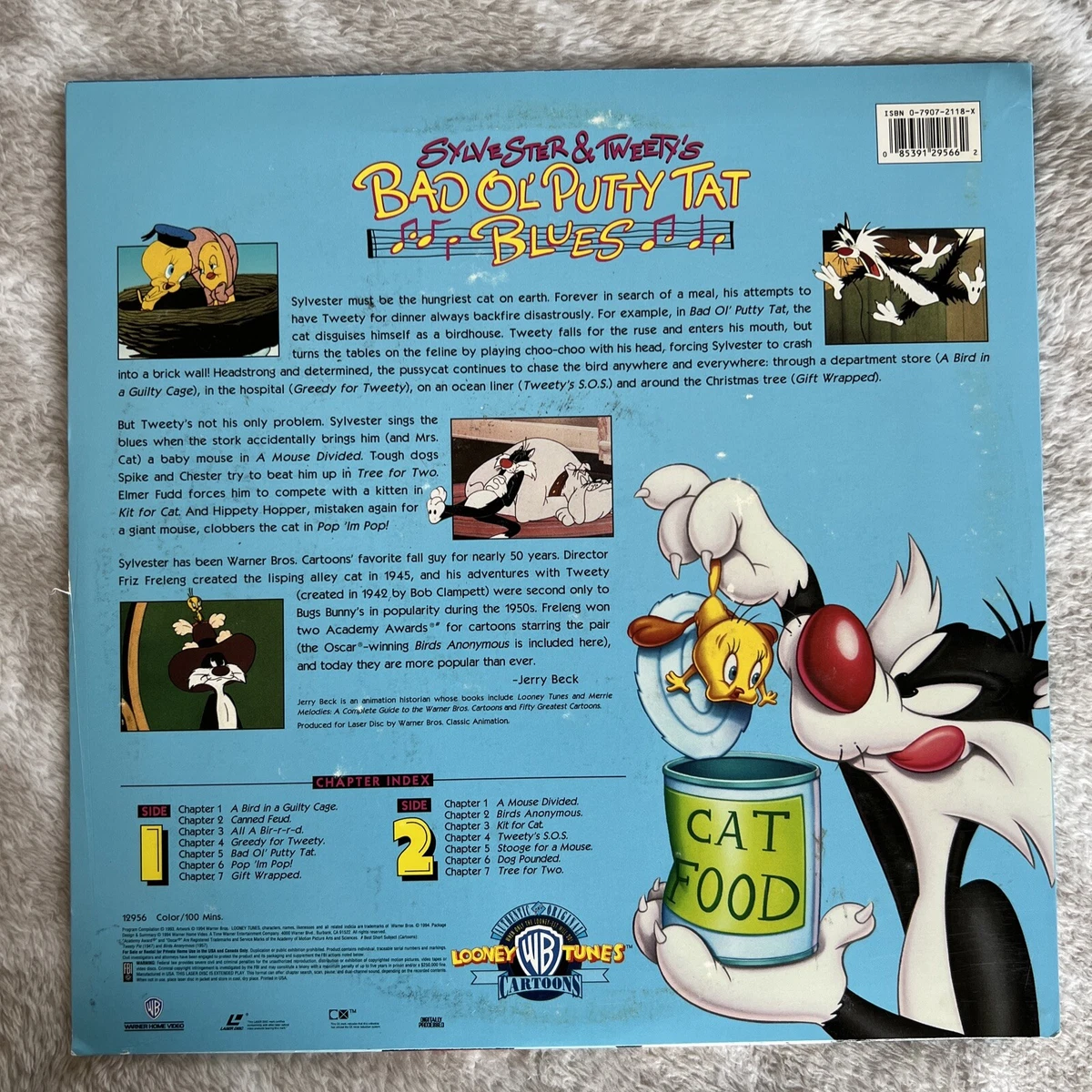 Looney Tunes Sylvester & Tweety: Bad Ol' Putty Tat Blues / LD Laserdisc - 12956