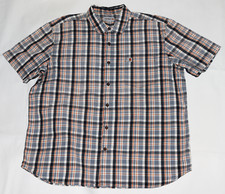 Carhartt Relaxed Fit Men's Short Sleeve Button Front Shirt Size 2XL
