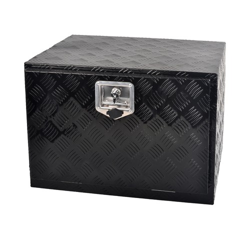 24"x17"x18" Aluminum Black Truck Bed Underbody Tool Box Trailer RV Tool Storage - Bild 3 von 12